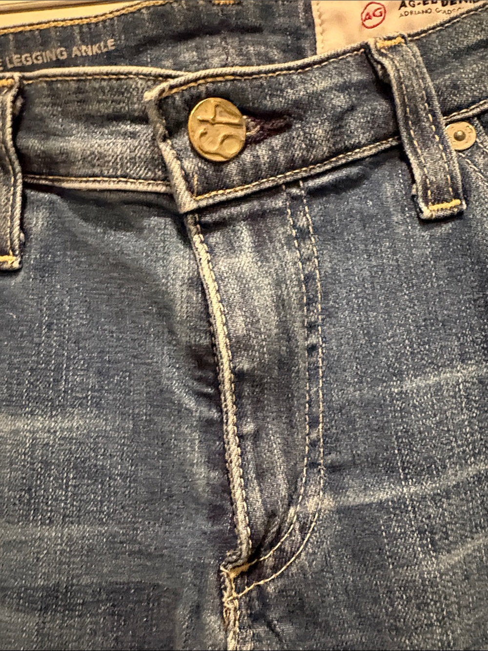 AG Adriano Goldschmied - Women's The legging ankle jean. denim. Size 27R - Picture 4 of 15